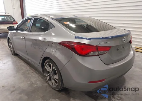 2015 Hyundai Elantra Limited from USA, damaged, VIN 5NPDH4AE2FH603412